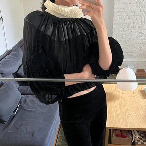 Beautiful chiffon blouse from Comme des Garcons